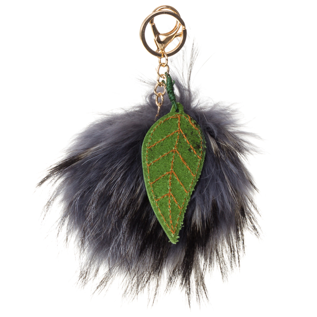 Stromboli Portachiavi Donna.Pelle autentica Pelle di Coniglio Rex