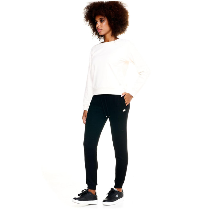 Pantalón de chándal de mujer Leone con puño Basic