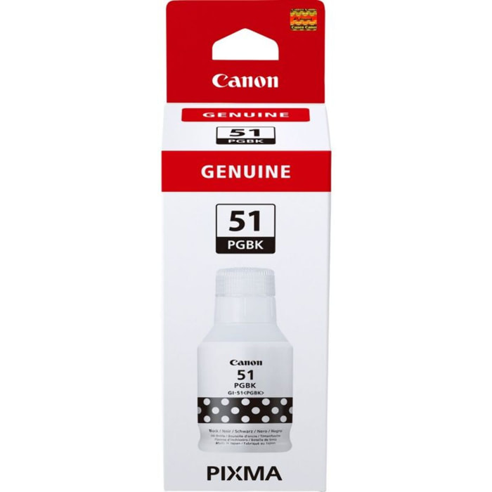 Cartouche d'encre CANON Bouteille d'Encre GL-51 Noire - 4641C001