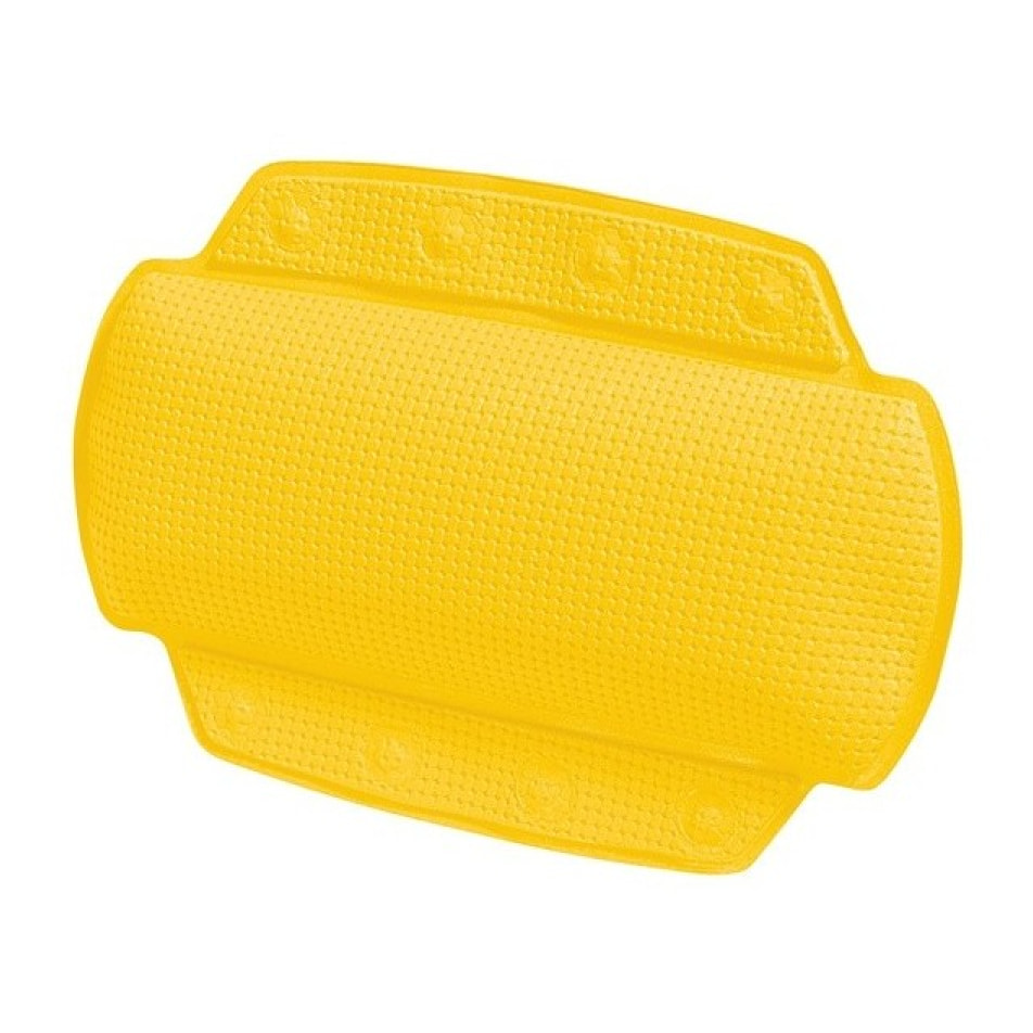 coussin de baignoire PVC ALASKA 32x23cm Jaune Spirella