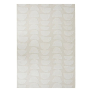 Tapis effet laine Anoai blanc 150x100cm