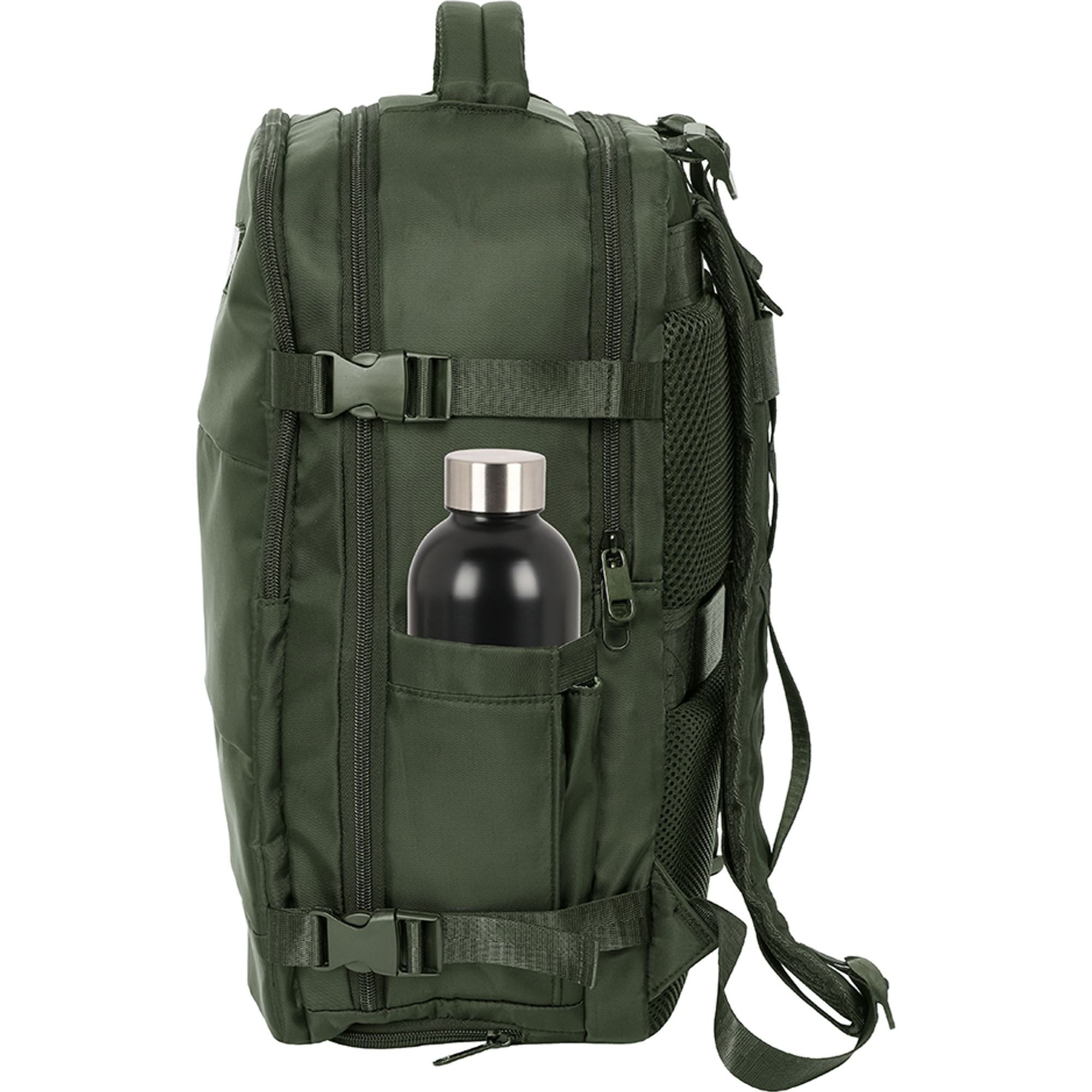 Mochila viaje cabina portatil 15,6 safta "verde"