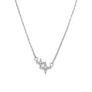Collier Duo Spark Argent