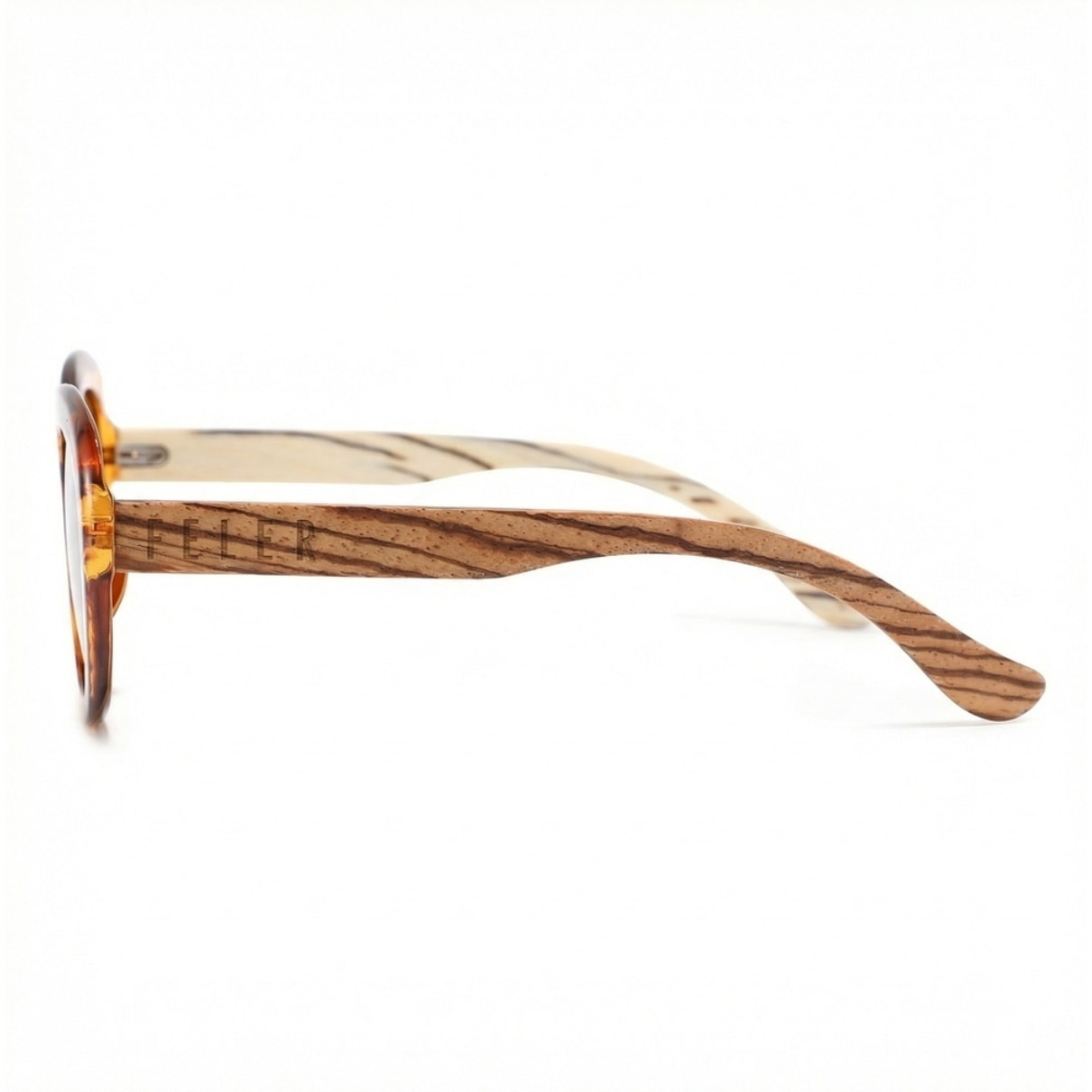 Gafas de Sol Feler 1555-2 Polarizadas de Madera Unisex 62 mm
