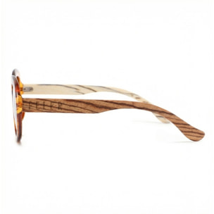 Gafas de Sol Feler 1555-2 Polarizadas de Madera Unisex 62 mm