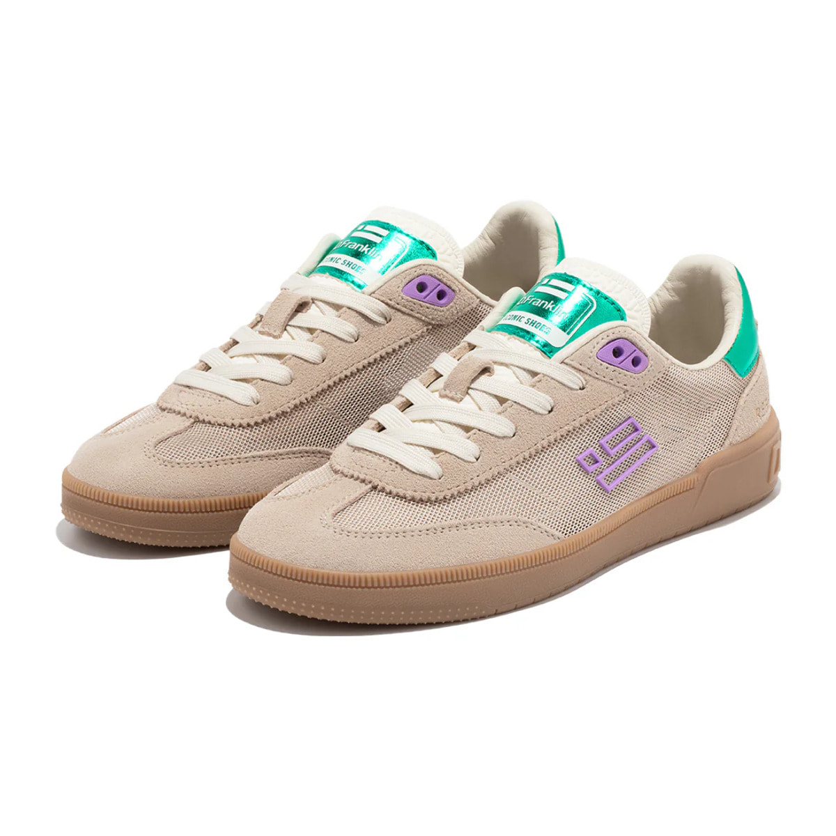 Zapatillas Deportivas Mujer Rebel Mesh Flag Beige