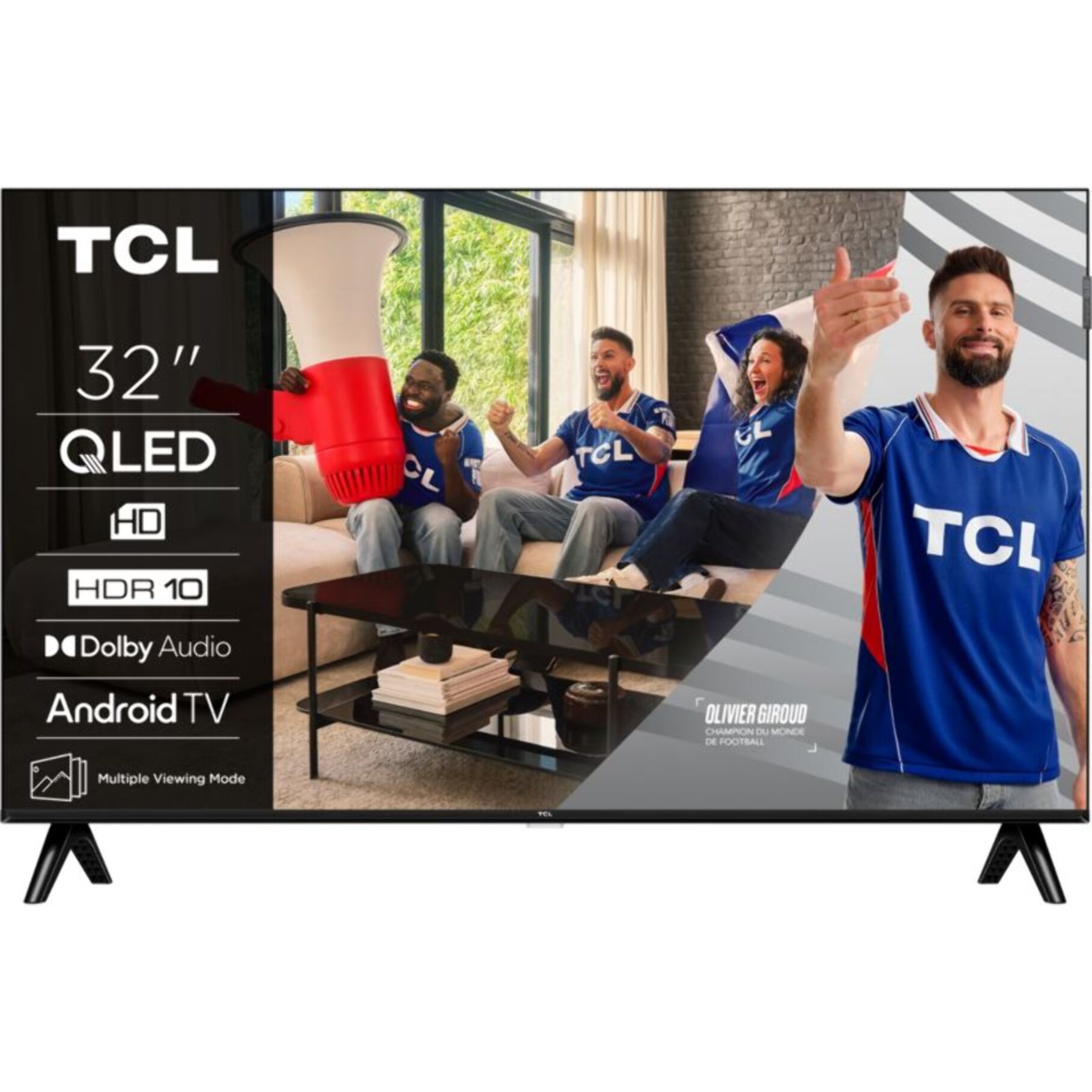 TV QLED TCL 32S49K 2025-32 pouces (80cm)