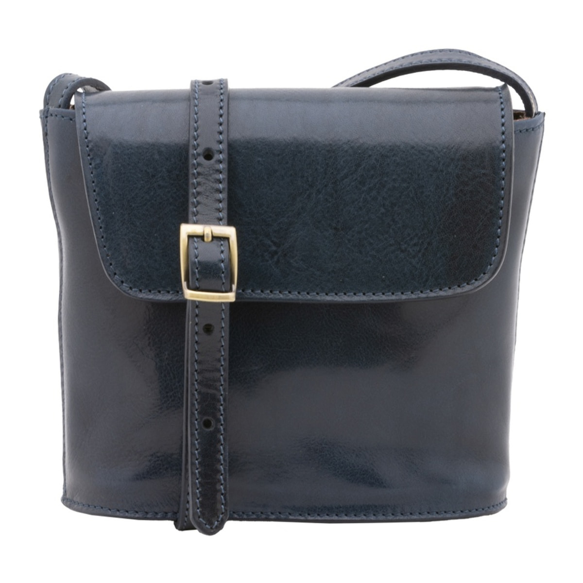 Borsa a tracolla uomo in vera pelle - Modello Castillon - 100% pelle - 16.0 x 17.5 x 7.0 cm