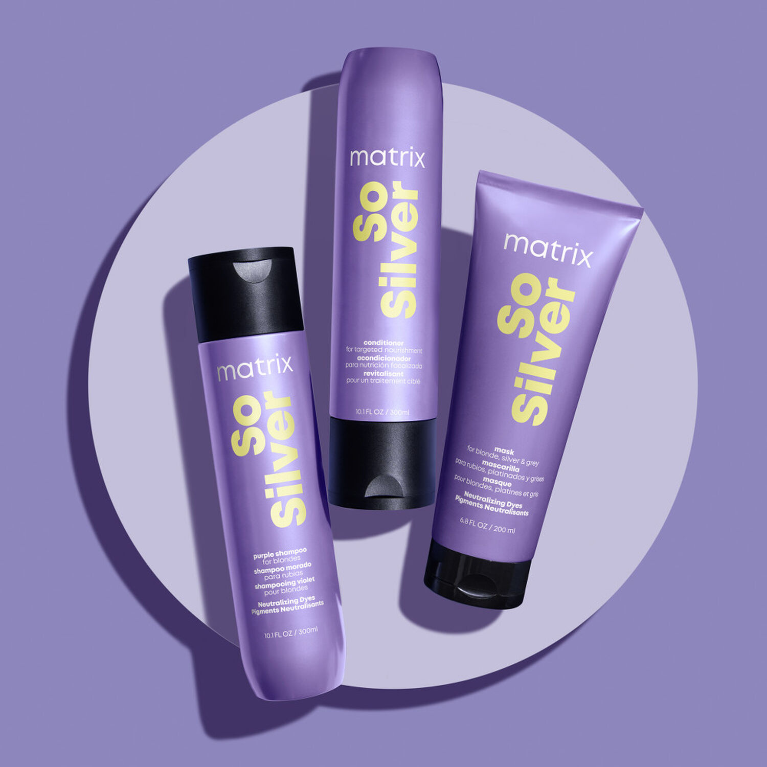 So Silver - Shampoing Violet Neutralisant de Reflets Indésirables Jaunes