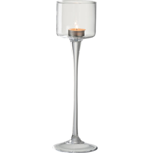 J-Line photophore Sur Pied - verre - transparent - small