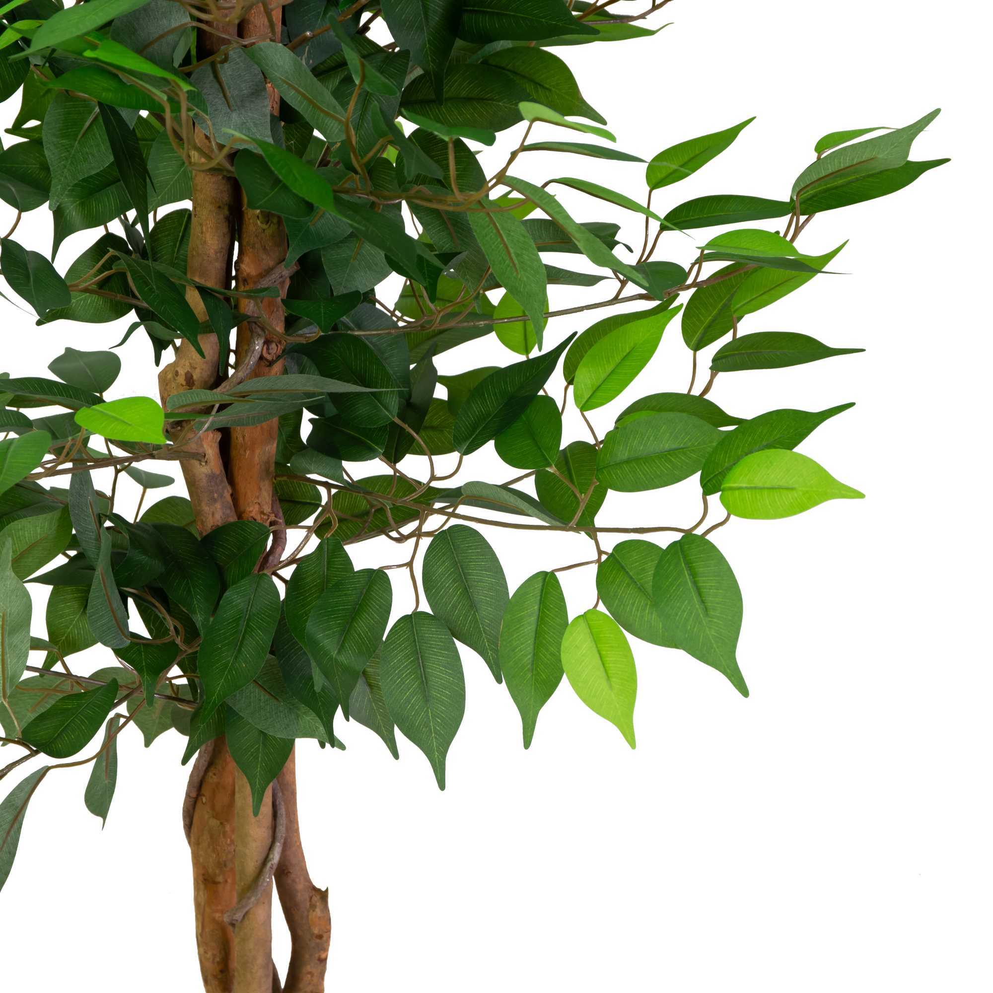 Pianta artificiale Vacchetti in plastica ficus cm h120