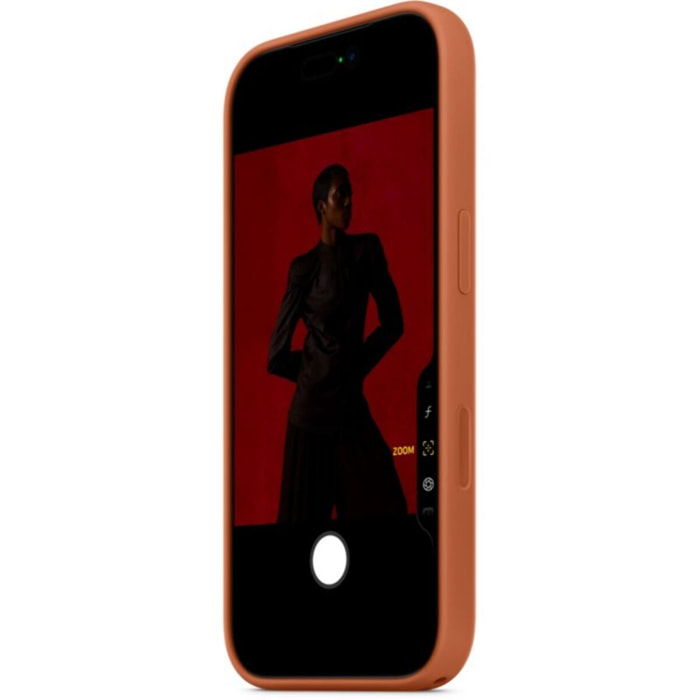 Coque APPLE iPhone 17 Pro MagSafe silicone Terracott