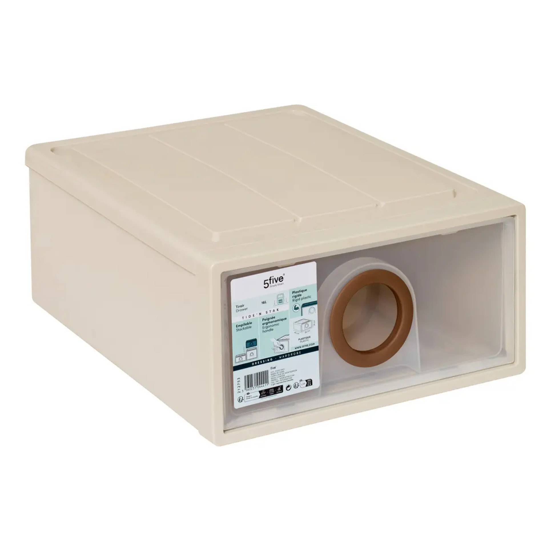 Bloc Tiroir Tide'n Stak empilable 16L