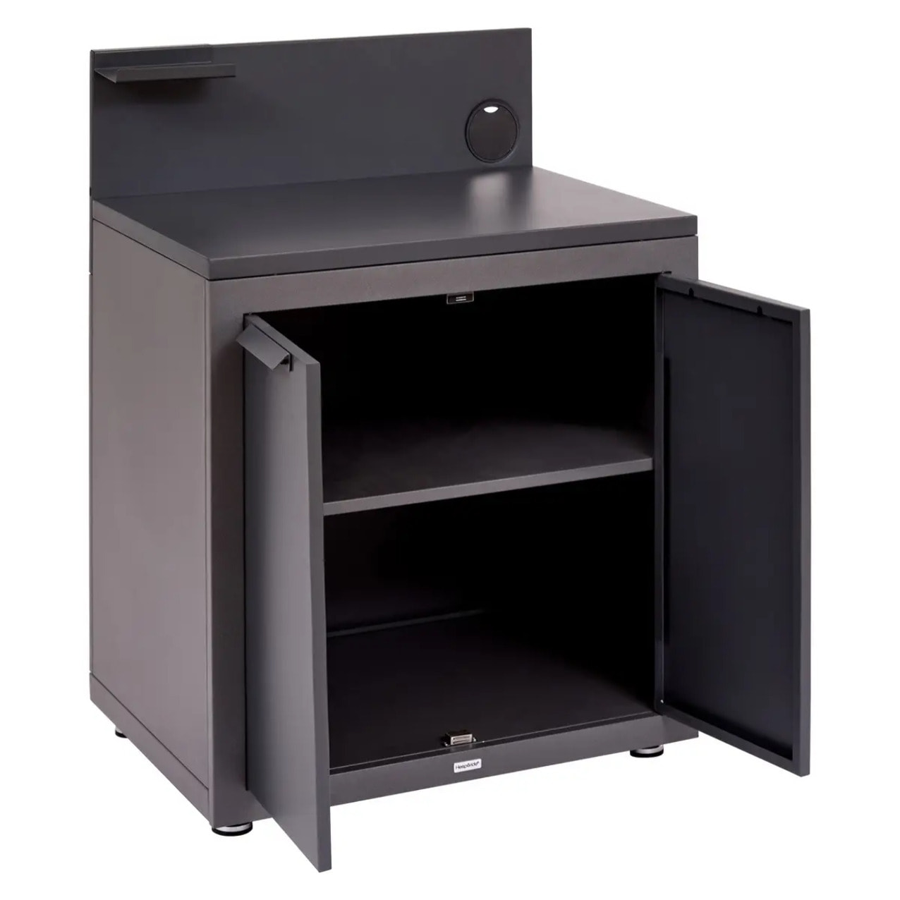 Module 2 portes pour cuisine d'été Oxyana gris graphite