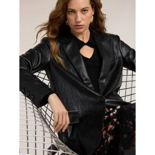 Motivi - Blazer oversize - Negro