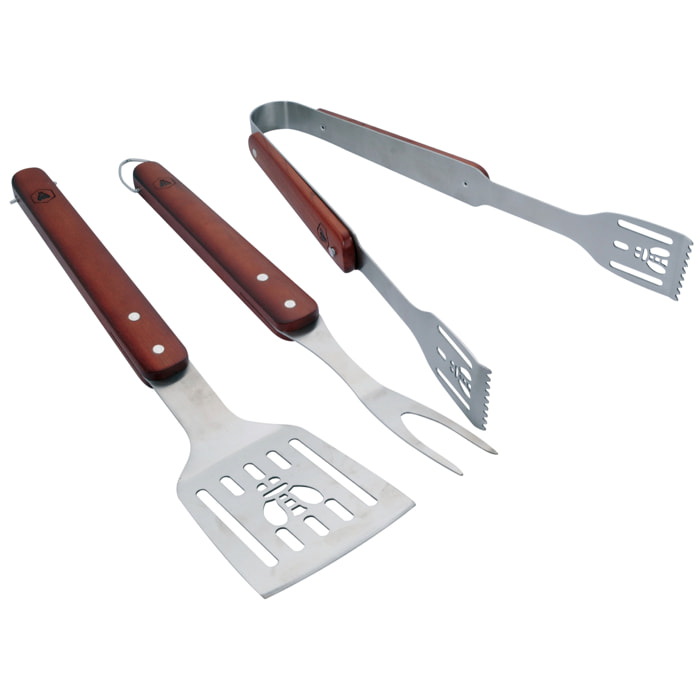 Set barbecue de 3 ustensiles