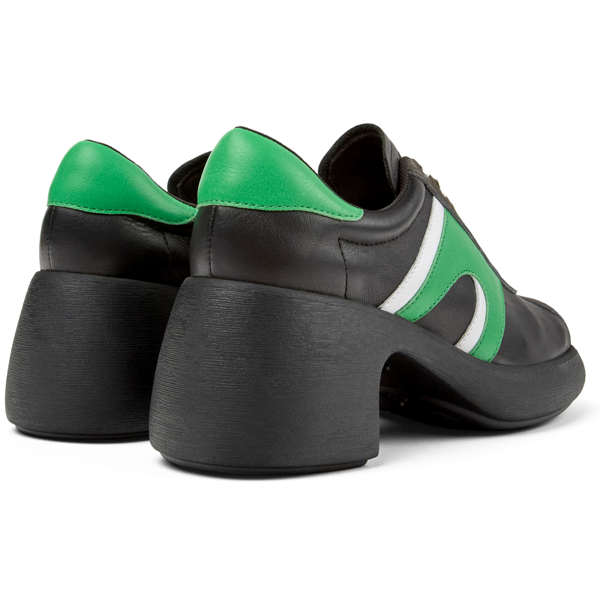Zapatos de cordones - CAMPER Thelma - Negro - Cuero liso