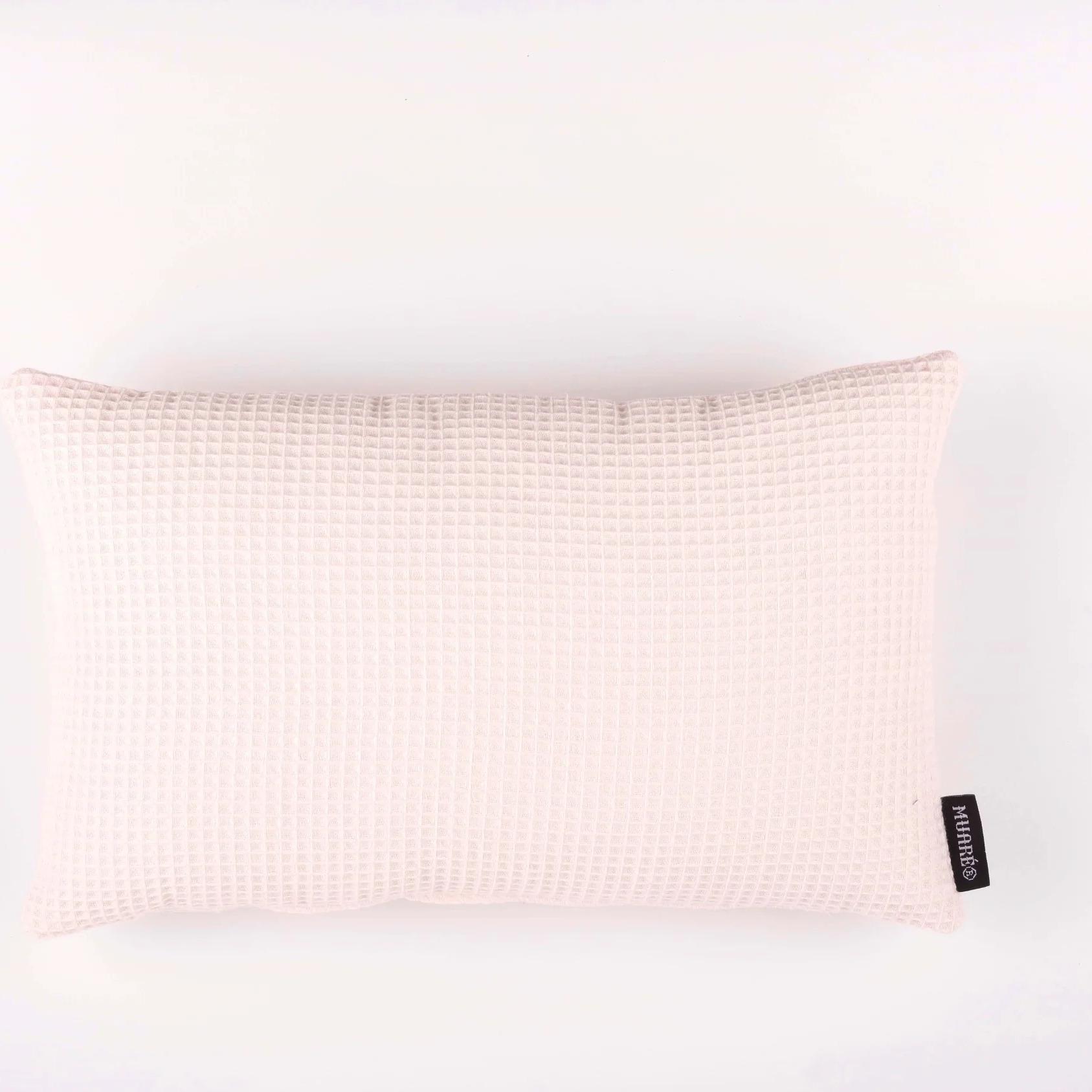 Housse de coussin Waffle Tremper Rose 30x50 cm