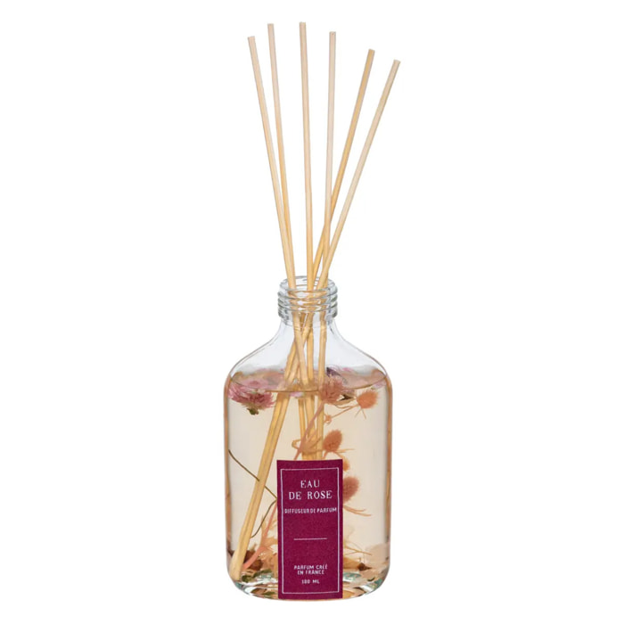 Diffuseur de parfum "Sili" - eau de rose 180 ml