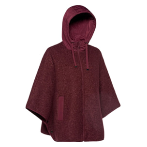 Chaqueta Mujer de la marca GEOX  modelo W SWEATER CURLY CAPE BURDEOS