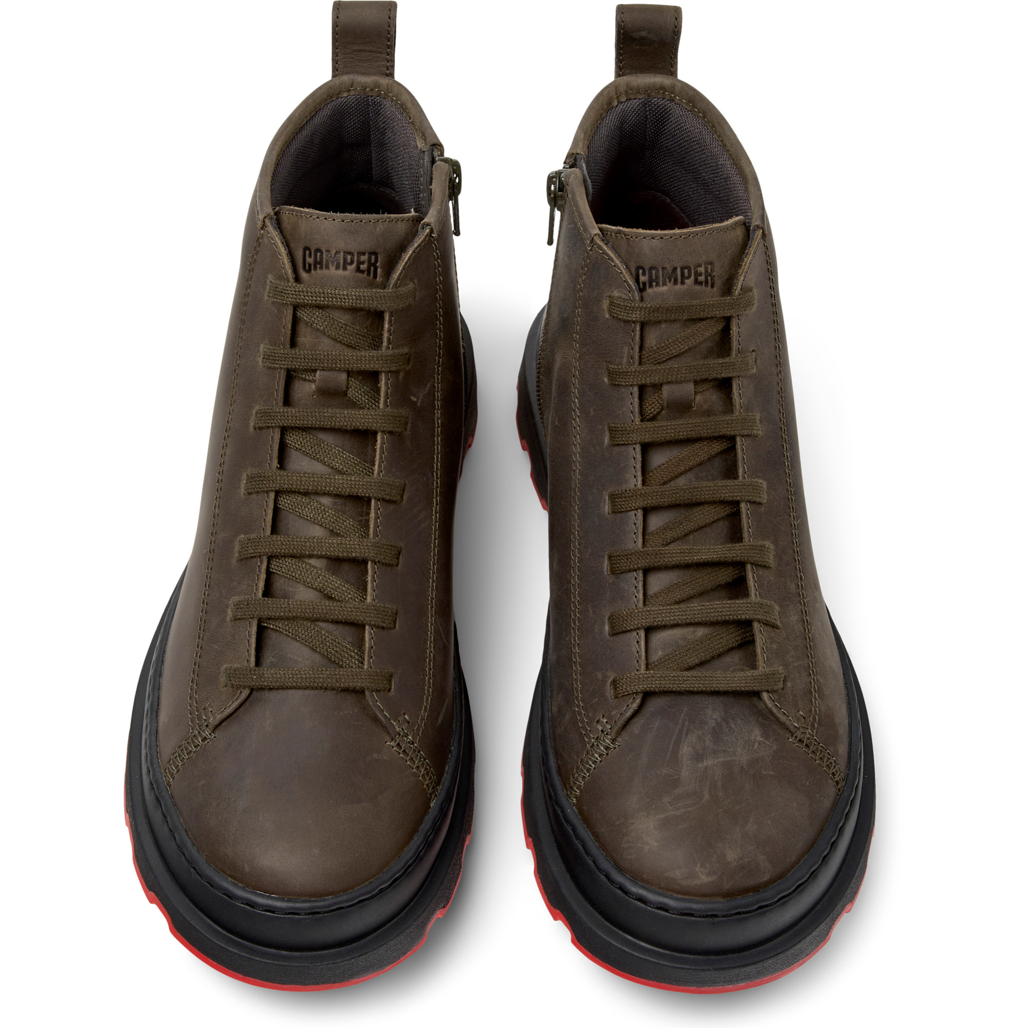 Botines - CAMPER Brutus+ - Verde - Nubuck