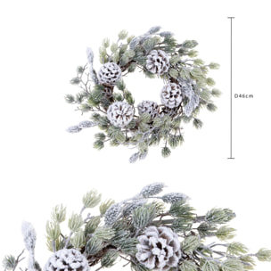 Corona natalizia - Pezzi 1 - 46xH12x46cm - Bianchi Dino SpA