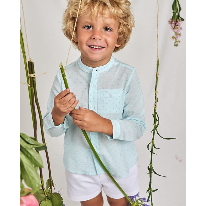 CAMISA PLUMETI AZUL
