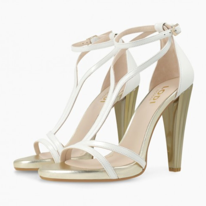 SANDALIAS DE NOVIA BLANCAS YURTE