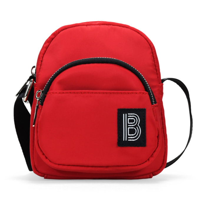 Bolso bandolera rojo para móvil
