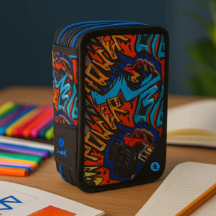 beSmart - ASTUCCIO TRIPLO 18+18 GIOTTO PREMIUM MONSTER CAR