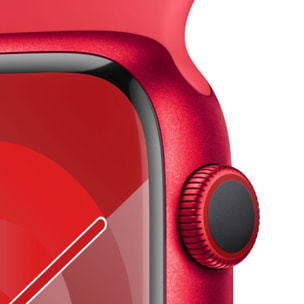 Montre connectée APPLE WATCH Serie 9 Cellular 45mm Aluminium/(PRODUCT)RED S/M