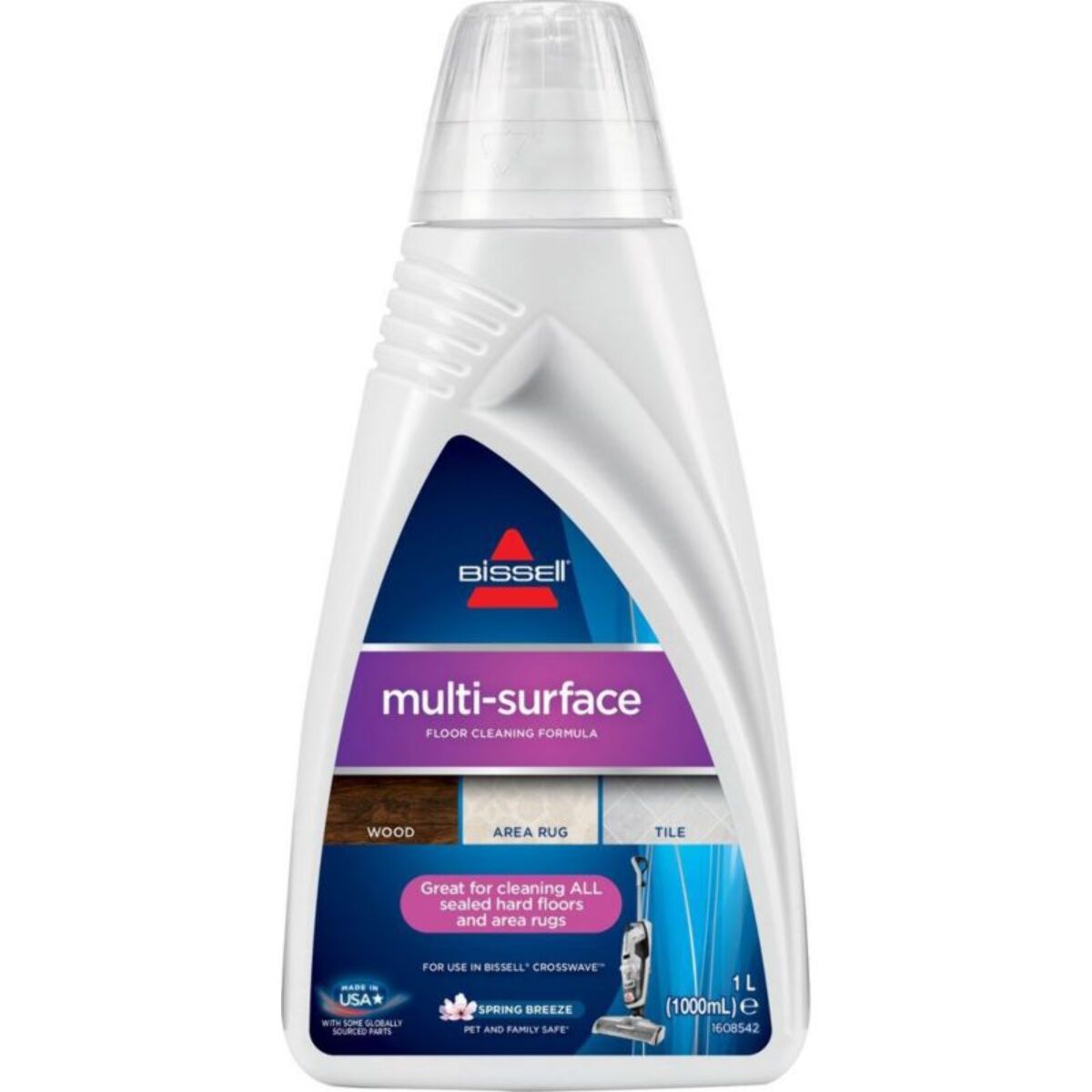 Détergent BISSELL Multi-surfaces sols durs tapis 1L CrossWave