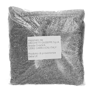 Palla gonfiabile di tessuto effetto glitter argento cm ø60h60