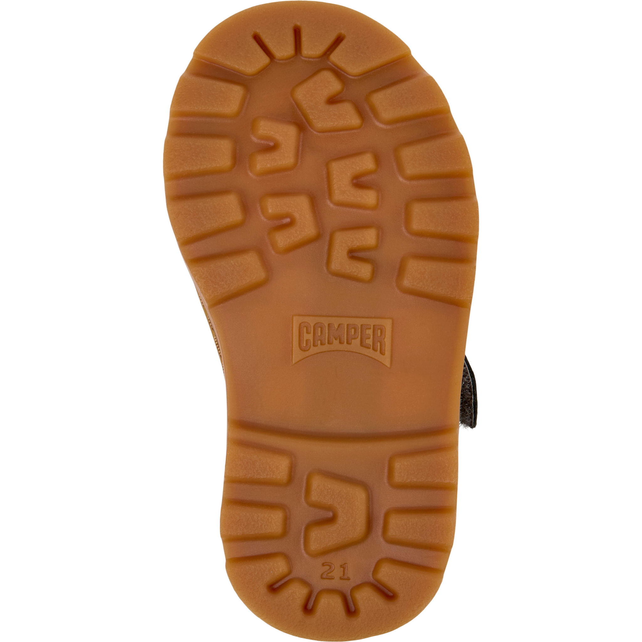 Bailarinas - CAMPER Brutus - Gris - Cuero liso