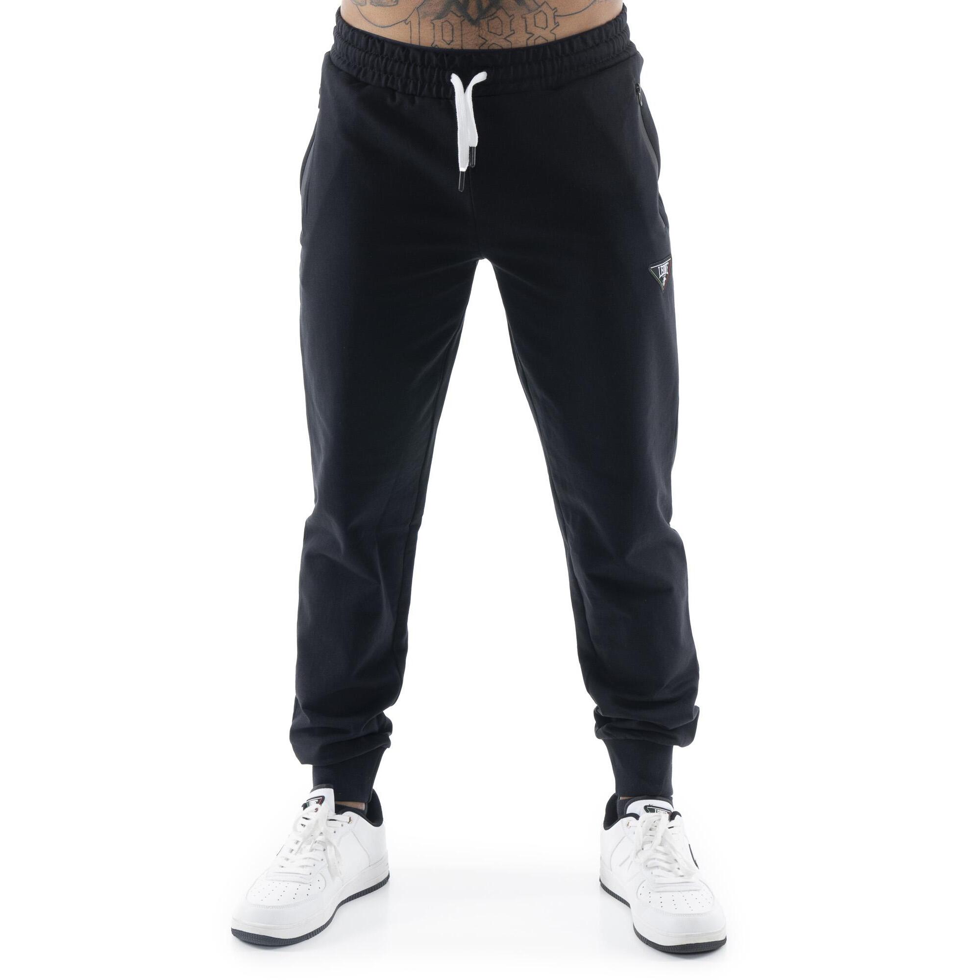 Pantaloni sportivi da uomo con polsino Leone Patch