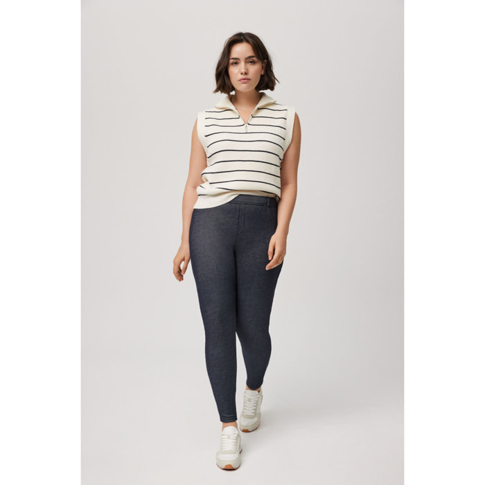 Leggigns termici effetto jeans per donna