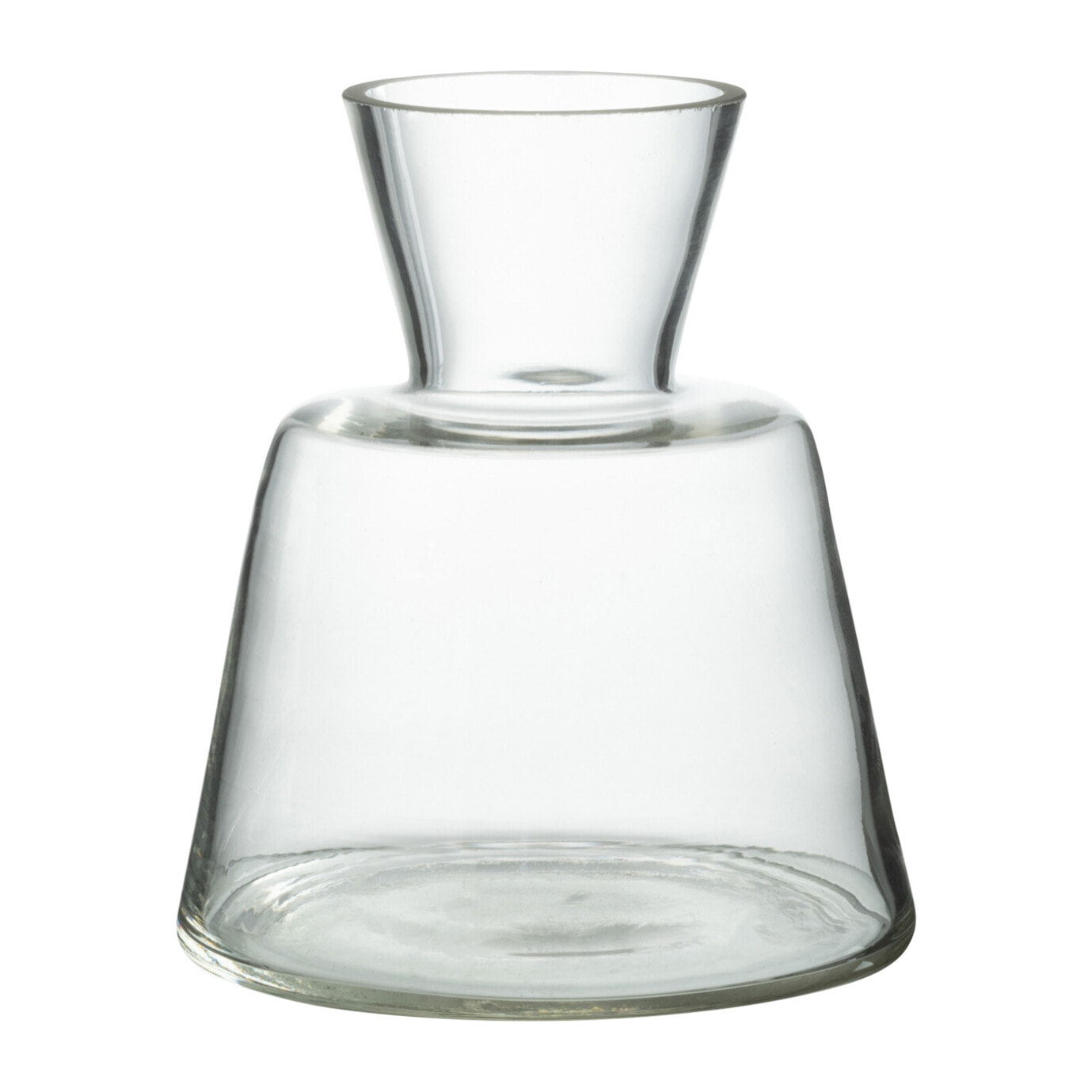 J-Line Vase Conique Verre Transparent Small