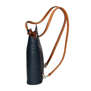 Zaino da donna in vera pelle - Modello Charlotte - 28.0 x 25.0 x 9.0 cm