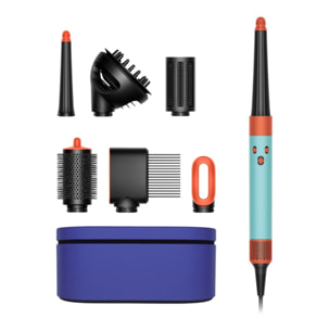 Multi-styler asciugacapelli Dyson Airwrap i.d.™ (capelli mossi e ricci) Acquamarina/Tangerine | Nuovo