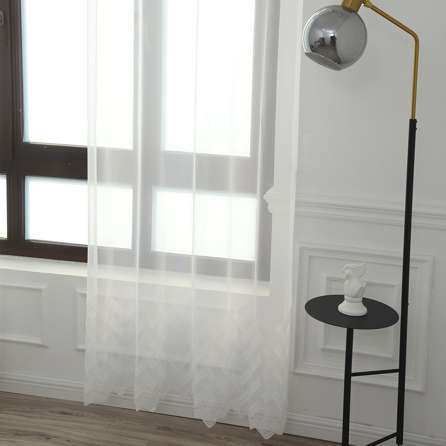 Tenda traslucida con stampa 140x260 cm.