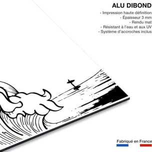Tableau shore break Tableau alu Dibond
