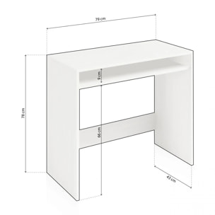 Mesa de escritorio Dax Blanco Alpes