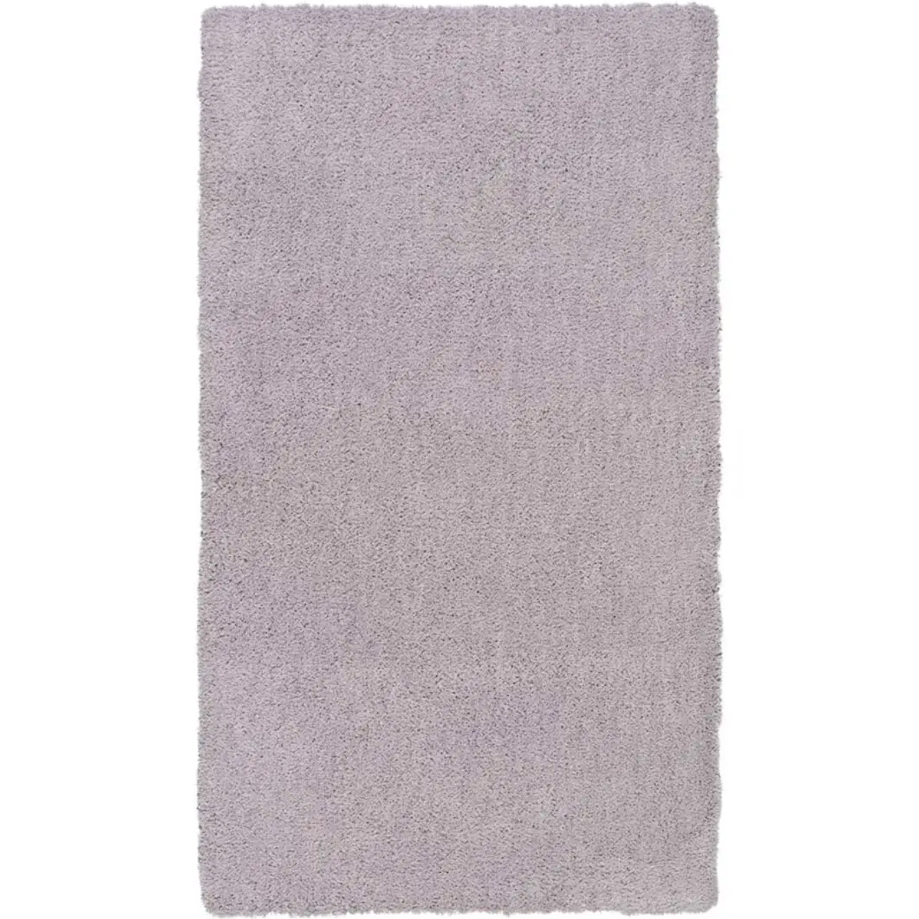 SHANGHAI Alfombra shaggy lisa gris claro, varias medidas disponibles.