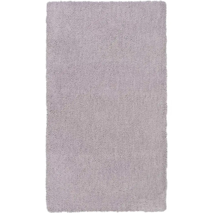 SHANGHAI Alfombra shaggy lisa gris claro, varias medidas disponibles.