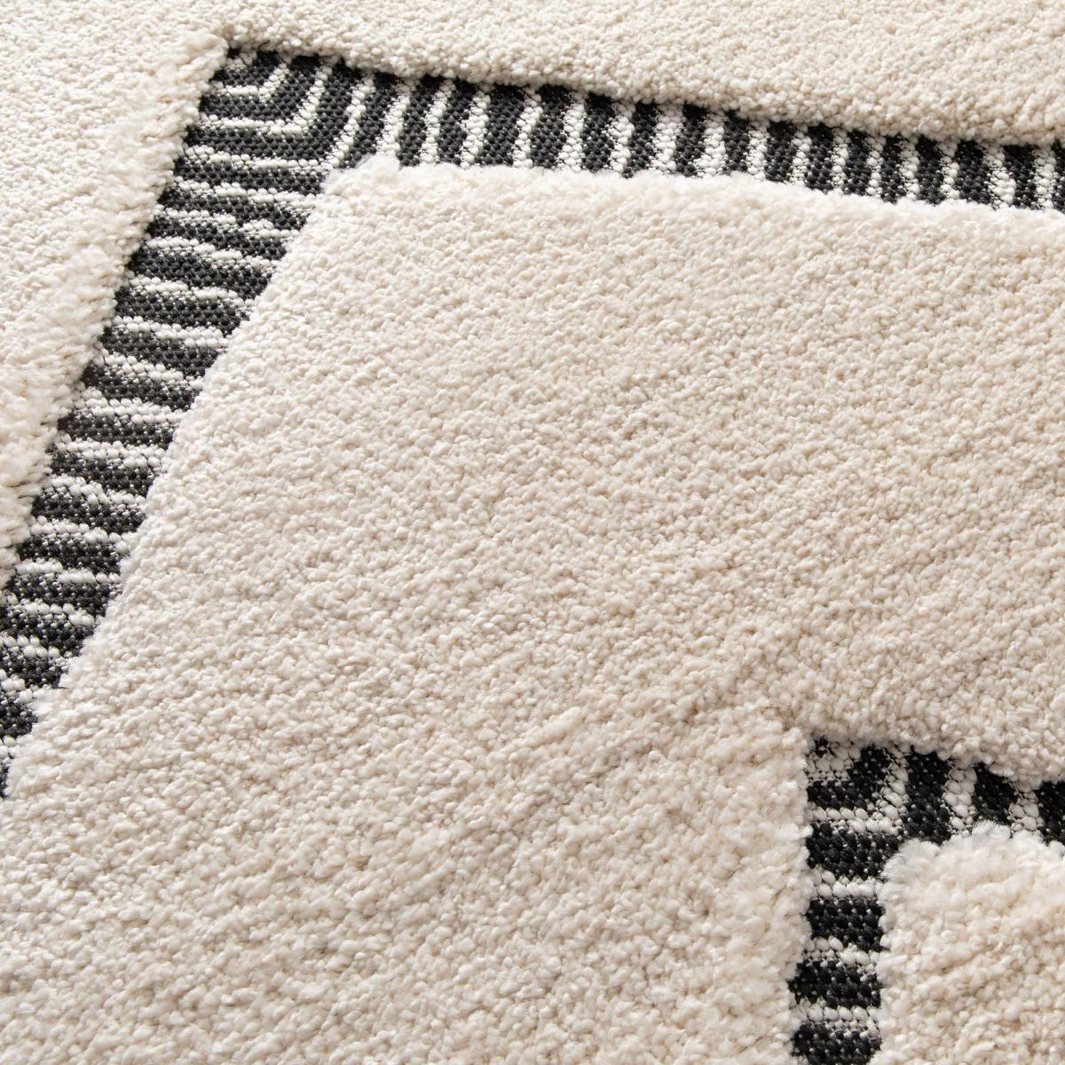 Tapis salon et chambre tissé motif géométrique HIPA