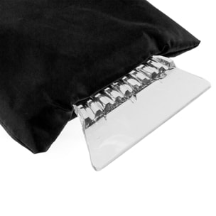 Rascador de hielo Dasha con manopla de protección en resistente poliéster 210T.