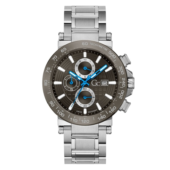 Reloj Gc Y37011G5MF Hombre Analogico Cuarzo con Correa de Acero inoxidable