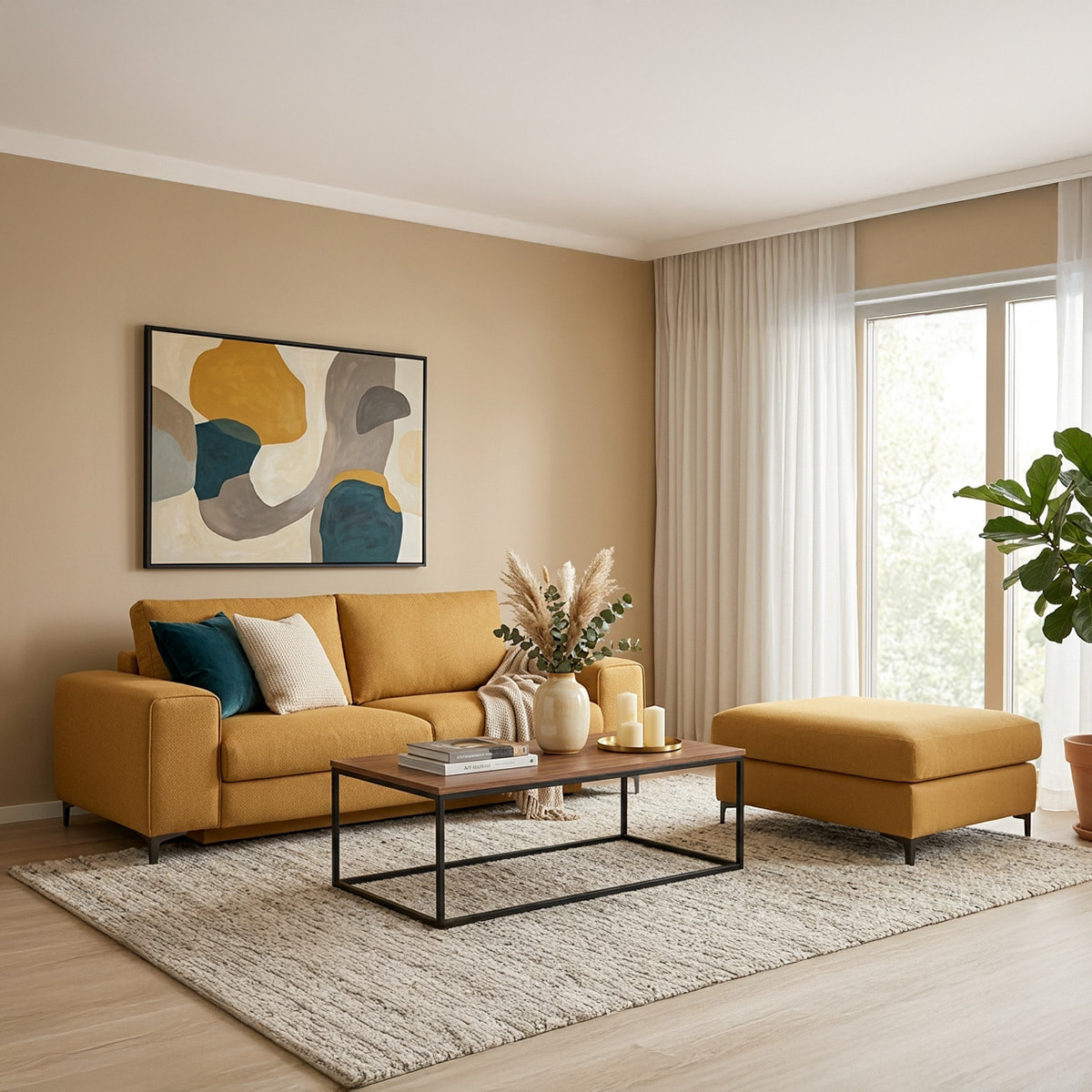 Pouf Fiesole Tissu