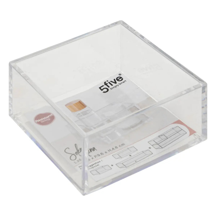 Organiseur "Selena" 9,6x9,6cm transparent