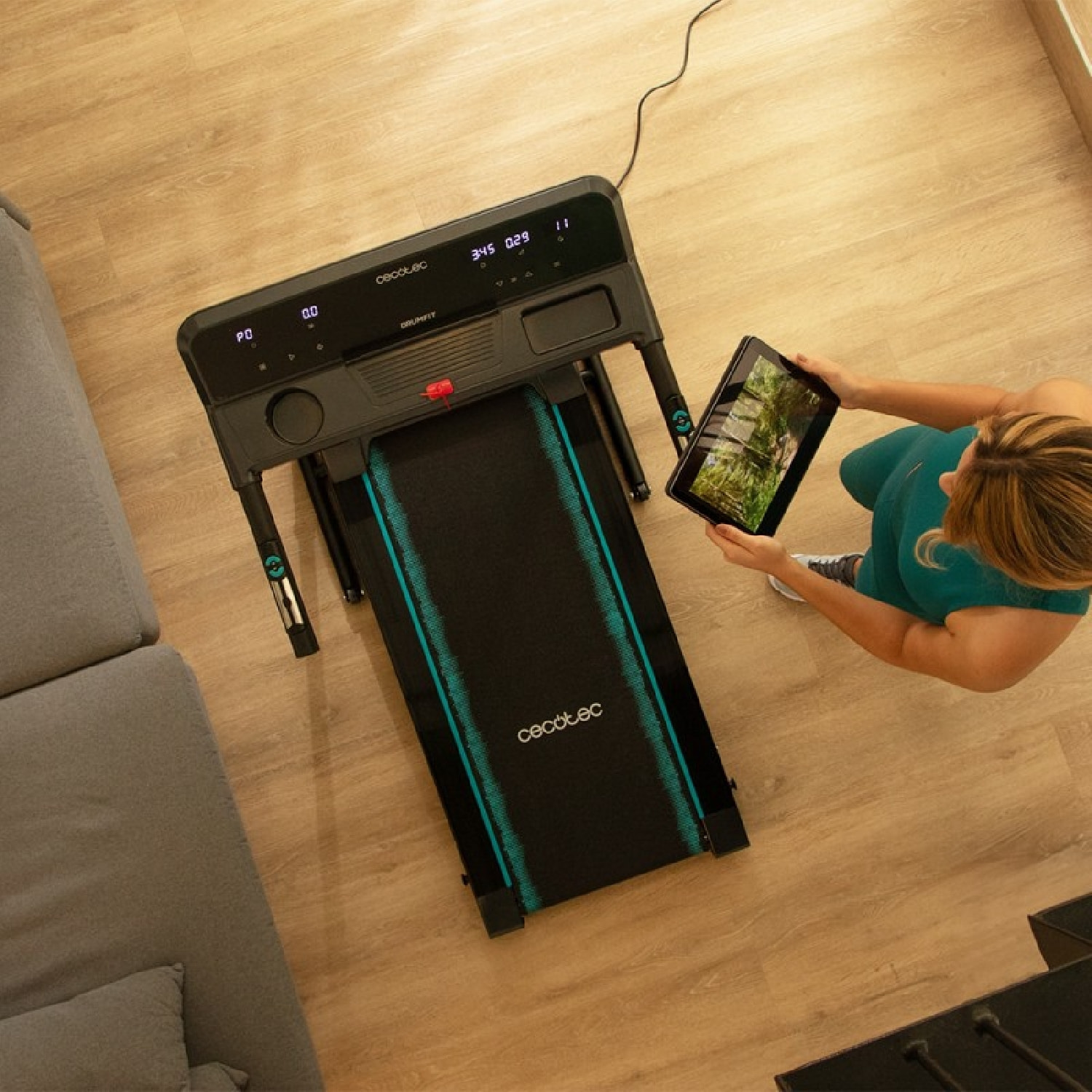 Cecotec Cinta de correr DrumFit WayHome 1000 Runner Sprint
